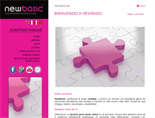 Tablet Screenshot of newbasic.es